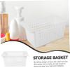 Levemolo 4pcs Hollow Storage Basket Storage Containers Organizing Baskets for Kitchen Bathroom Office Desktop view 2