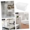 Levemolo 4pcs Hollow Storage Basket Storage Containers Organizing Baskets for Kitchen Bathroom Office Desktop view 3