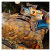 Zixmix Luxury European Villa Brocade Bedding Set Jacquard Embroidery Egyptian Cotton Duvet Cover Bedspread Bed Sheet Pillowcases,Bedding view 4