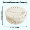 2024 New Draining Basket with Lid, 2 in 1 Multi-Function Drain Basket, Kitchen Sink Drain Basket for Vegetable Washing, Fruit, Freezer Safe (Brown(1pcs)) view 2