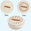 2024 New Draining Basket with Lid, 2 in 1 Multi-Function Drain Basket, Kitchen Sink Drain Basket for Vegetable Washing, Fruit, Freezer Safe (Brown(1pcs)) view 4