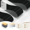 Boolegon Blackout Zebra Blinds, Cordless, Privacy Protection, UV Protection, Dual Layer Roll Up Blind for Windows, Light Control for Day and Night, for Home, Office and Door, Black, 42" W x 36" H view 2