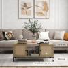 Bonzy Home Woven Living Room Table Set, 3PCS Living Room Furniture Includs TV Stand, Coffee Table and End Table for Living Room view 4