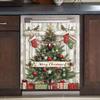 Christmas Tree Dishwasher Cover Merry Christmas Vinyl Decal for Dishwasher, Xmax Tree Fridge ns Cover, Dishwasher Sticker - Ordinary 23" x 26" view 2