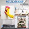 Christmas Tree Dishwasher Cover Merry Christmas Vinyl Decal for Dishwasher, Xmax Tree Fridge ns Cover, Dishwasher Sticker - Ordinary 23" x 26" view 3