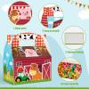 WERNNSAI 12 Pack Farm Party Boxes - Farm Animal Birthday Decorations Barnyard Party Gift Boxes for Kids Girls Boys Farmhouse Horse Cow Animal Themed Gift Candy Bags for Birthday Baby Shower Supplies view 3