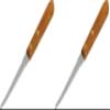 Chef Craft Select Stainless Steel Grapefruit Knife, 3.75 inch Blade 7.5 inches in Length, Wood Handled (Pack of 2) view 1