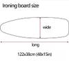 GJPXFR Extra Large Ironing Board Cover Heat Reflective Iron Board Replacement Cover with Padding, Cotton Board Cover for Home Ironing Boards 48x15in(Sheep) view 2