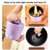 Hot Pot Electric, 1.2L Ramen Cooker, Multifunctional Electric Cooker, Non-Stick, Overheating & Boil Dry Protection, for Stir Fry, Noodles, Steak, Soup, Dorm, Office Use view 3