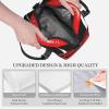 Lunch Bag Insulated Lunch Box for Women Men Reusable Cooler Bag Red Lips Kiss Lunch Tote Bag for Work Picnic view 3
