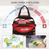 Lunch Bag Insulated Lunch Box for Women Men Reusable Cooler Bag Red Lips Kiss Lunch Tote Bag for Work Picnic view 4