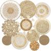 Set of 11 Boho Wall Basket Decor Wicker Woven Wall Basket Decoration view 1