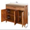 DBZRRKHDC Bamboo Shoe Bench, Shoe Cabinet Storage Benches, Shoe Storage Bench with Cushion and Hidden Storage, Stable Shoe Storage(90 * 32.5 * 50cm) view 2