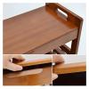 DBZRRKHDC Bamboo Shoe Bench, Shoe Cabinet Storage Benches, Shoe Storage Bench with Cushion and Hidden Storage, Stable Shoe Storage(90 * 32.5 * 50cm) view 4