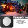 lvifloae 500g Christmas Fake Snow Decoration White Twinkles Artificial Flake Fake Snow Powder Filler Sparkling Artificial Snow for Christmas Village Decoration DIY Crafts view 4