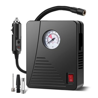 NIHUIFA Car Electrical Air Compressor Portable Digital Electric Inflator Inflatable for Auto Motorbike BicycleTire