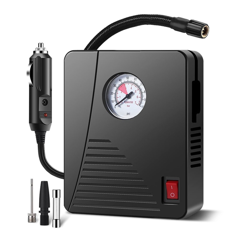 NIHUIFA Car Electrical Air Compressor Portable Digital Electric Inflator Inflatable for Auto Motorbike BicycleTire
