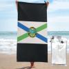 BGPTWLQMX Miami-Dade County Florida Lightweight Bath Towel Quick Dry High Absorbent Microfiber Absorbent Bath Towel for Shower view 1