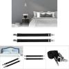 Beufee 2Pcs Bed Sheet Straps, Bed Sheet Holder Straps Sheet Stays Keepers Bedsheet Holders Fasteners Bed Sheet Clip Straps (Black) view 4