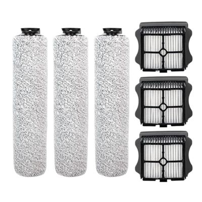 Replacement Roller Brush,Filter Kit, Compatible for Tineco Floor One S3/IFloor 3,Cordless Wet Dry Vacuum Accessories