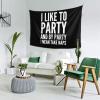 BGPTWLQMX I Like To Party And By Party I Mean Take Naps Tapestry Wall Hanging Decoration Blanket Bedroom Living Room Dormitory 3d Tapestry 60 * 40inch view 3