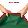 HOLDN STORAGE Premium Christmas Ornament Storage Container - Holds Up to 72-4 Ornaments Durable 600D Fabric - Adjustable Dividers - 3 Individual Trays - Metal Frame - Green view 4