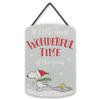 Peanuts Snoopy Most Wonderful Time of the Year Hanging Wood Wall Decor - Fun Snoopy Christmas Decoration for Home view 1