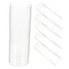 JEWEDECO 6pcs Floating Candle Holders Cylinder Glass for Home Decor Elegant Transparent Centerpieces for Weddings Parties Table Settings view 1