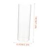 JEWEDECO 6pcs Floating Candle Holders Cylinder Glass for Home Decor Elegant Transparent Centerpieces for Weddings Parties Table Settings view 2