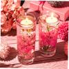 MOLUCKFU 6pcs Transparent Glass Cylinder Candle Holders Modern Flower for Home Decor for Weddings and Parties Versatile Centerpieces and Floating Candles Chic Table Decoration view 3