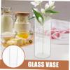 MOLUCKFU 6pcs Transparent Glass Cylinder Candle Holders Modern Flower for Home Decor for Weddings and Parties Versatile Centerpieces and Floating Candles Chic Table Decoration view 4