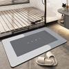 Modernized Magic Mat Bathroom,Modrnizd Magic Mat,Modernized Bath Mats,Super Absorbent Non Slip Bathroom Rug for Floor,Kitchen and Washing Machine (Light Gray-Rectangle,23.6 * 35.4 in) view 1