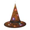 Lghdfyo Adult Halloween Glow Witch Hats Hanging Decorative Hats Folding Witch Hats Role-Playing Clothing Accessories Hats view 1