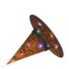 Lghdfyo Adult Halloween Glow Witch Hats Hanging Decorative Hats Folding Witch Hats Role-Playing Clothing Accessories Hats view 2