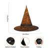 Lghdfyo Adult Halloween Glow Witch Hats Hanging Decorative Hats Folding Witch Hats Role-Playing Clothing Accessories Hats view 4