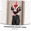 Parliky Portable Hockey Gear Hanger Wall Mounted Drying Rack with Hooks view 2