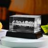 7.1 X 3.5 X 3.9 Inchs 3D Crystal The Last Supper Jesus Christ Figurine Statue with Base, Engraved Crystal Decor Catholic Religious Jesus Keepsake Christmas Gifts Christian Gifts 22109-NF view 2