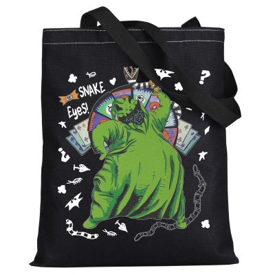 WZMPA Funny Ghost Tote Bag Ghost Fans Gift I'm Ghost Man Shoulder Bag Ghost Man Merch (Ghost Man -T BL)