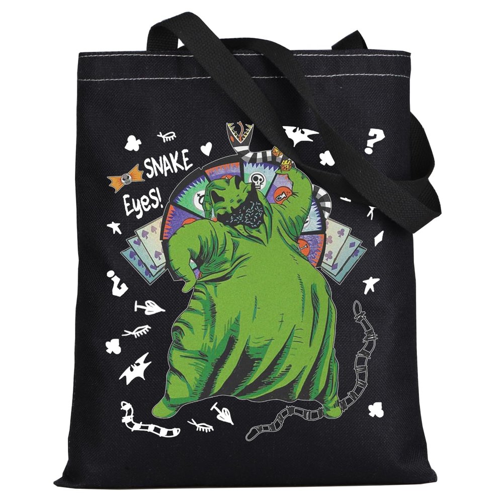 WZMPA Funny Ghost Tote Bag Ghost Fans Gift I'm Ghost Man Shoulder Bag Ghost Man Merch (Ghost Man -T BL)