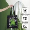WZMPA Funny Ghost Tote Bag Ghost Fans Gift I'm Ghost Man Shoulder Bag Ghost Man Merch (Ghost Man -T BL) view 2