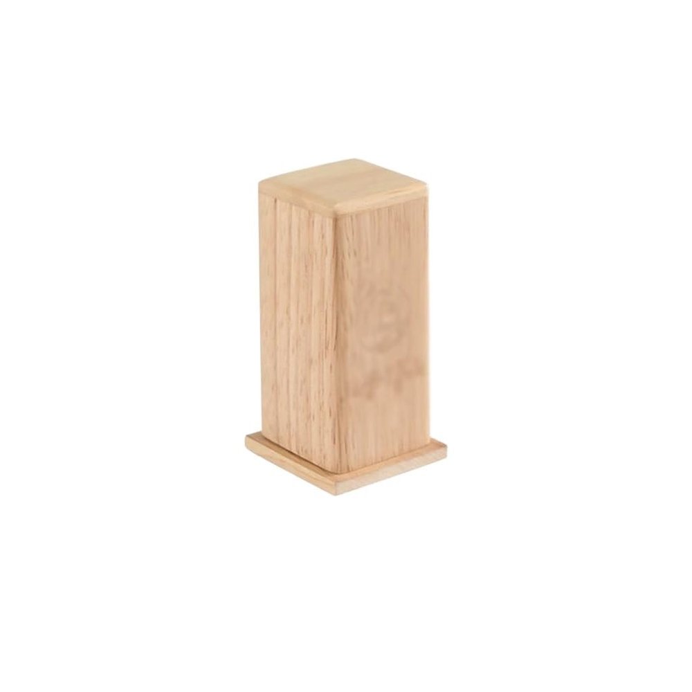 NEKCOCO Toothpick Holders Toothpick Holder Solid Wood Toothpick Box Restaurant Hotel Home White Oak Toothpick Jar Toothpick Dispenser
