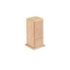 NEKCOCO Toothpick Holders Toothpick Holder Solid Wood Toothpick Box Restaurant Hotel Home White Oak Toothpick Jar Toothpick Dispenser view 1