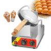 Single Bubble Waffle Maker Commercial Waffle Maker Non-stick Hong Kong Egg Waffle Maker 180 Rotatable, Electric Non Stick Appliance for Ice Cream Treat Desserts view 1