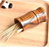 NEKCOCO Toothpick Holders Toothpick Holder Household Solid Wood Toothpick Jar Living Room Simple Portable Wooden Toothpick Box Toothpick Dispenser view 4