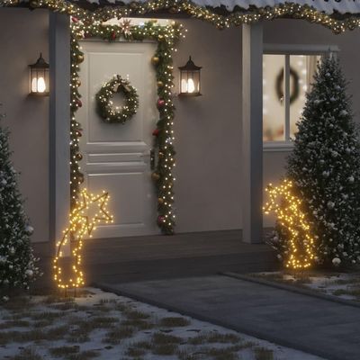 Christmas Light Decoration with Spikes Meteor 115 LEDs 35",Meteor Shape Christmas Light Decoration LED Cascading Lights for Indoor and Outdoor Festive Decor Seasonal Decor, Christmas Decorations