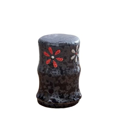 NEKCOCO Toothpick Holders Porcelain Tableware Hand-Painted Ceramic Jar with Lid Tube Box Hotel Color Glaze Toothpick Box Toothpick Dispenser(1)