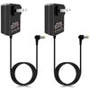 4.5v lemax Power Adapter Compatible with Lemax Lighted Accessory AC DC Power Adapter for Christmas Halloween Village Lights Micro Lighting Building Decor (1 Output, Bend, Black 2 Pcs) view 1