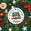 Christmas Book Ceramic Ornament 2025, Custom Name We Wish You A Merry Bookmas Ornament, Customized Bookstore Xmas Ornament, Book Stacks Christmas Ornament Gifts for Book Lover, Book Xmas Keepsake view 3