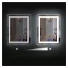 Bathroom Mirror, 31X23inch Touch Screen LED Lights Illuminated Lighted Touch&defogger Led Smart Bathroom Mirror view 3