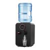 sjcdicnj 110V Top Loading Countertop Water Dispenser, Mini Water Cooler Dispenser with Hot Cold and Room Temperature Water, Premium Countertop Water Cooler Dispenser for 1 to 5 Gallons Bottle (Black) view 1